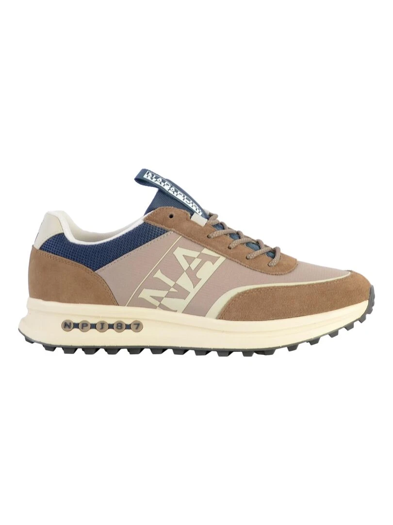 Basket Basse Cuir Napapijri Late Beige