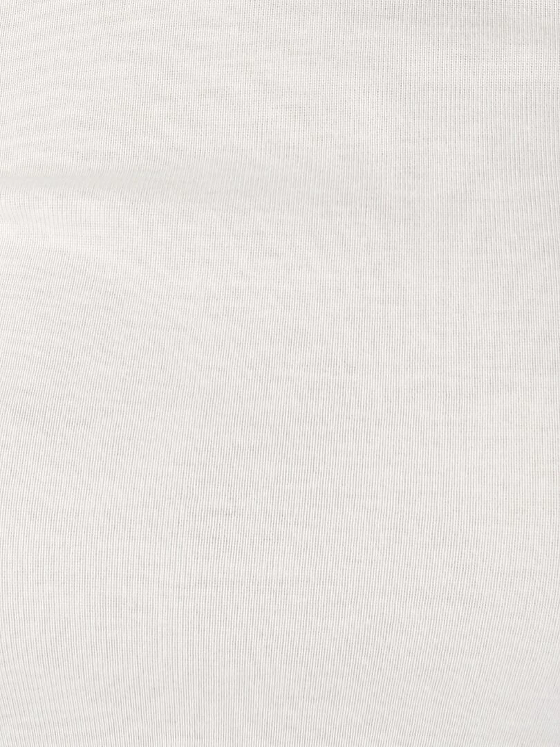 T shirt manches longues fine côte Thermolactyl   Damart   Blanc cassé