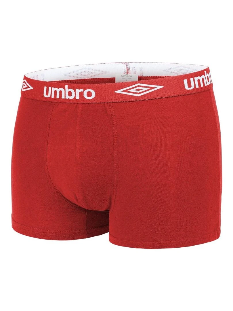 Lot de 4 boxers en coton homme Classic Umbro   Noir