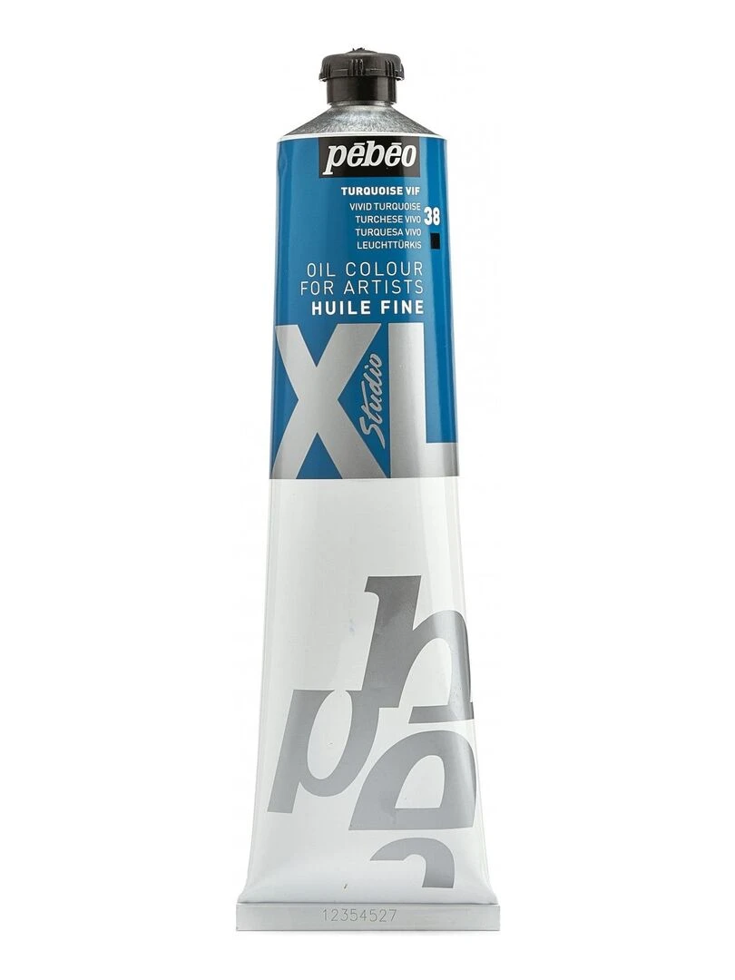 Peinture à l'huile fine XL Studio Turquoise vif 200 ml N/A