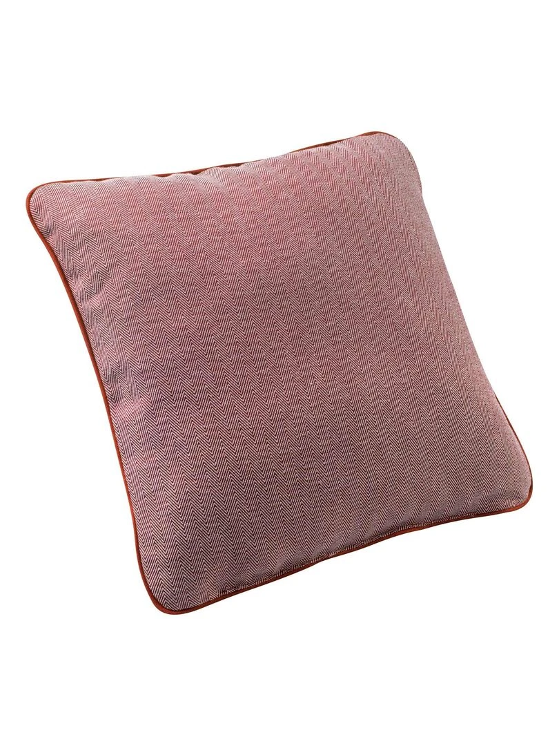 Coussin d'ameublement à chevrons Rose clair