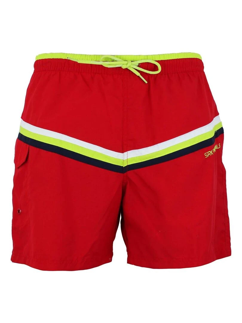 Bermuda de bain garçon ECANDE SRK Rouge