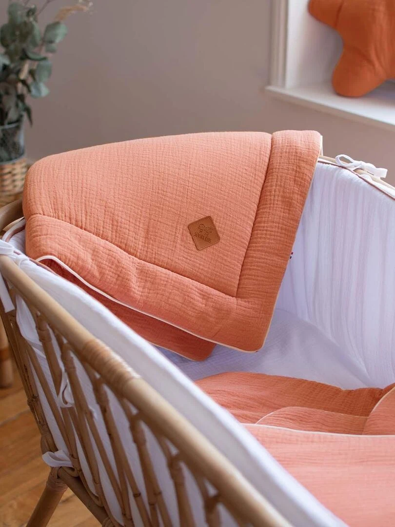 Ma première couverture en gaze de coton  Jeanne   Beige