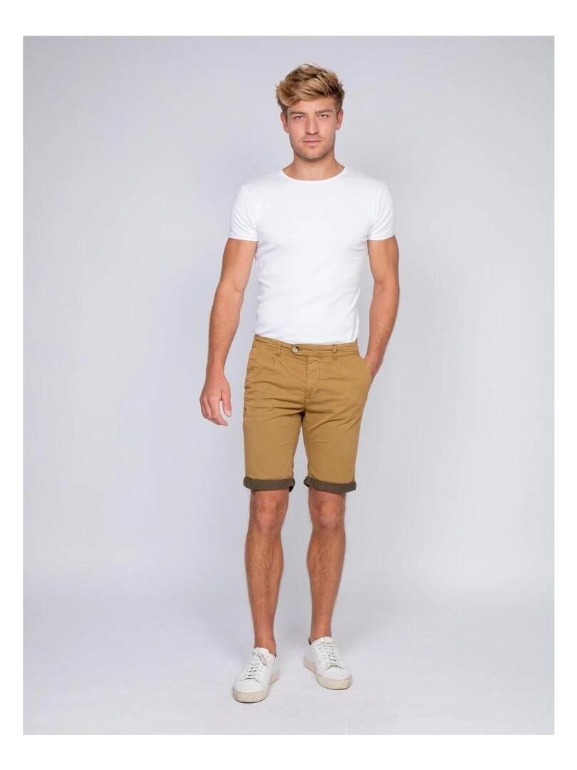 Bermuda chino BARNAS   Marron glacé