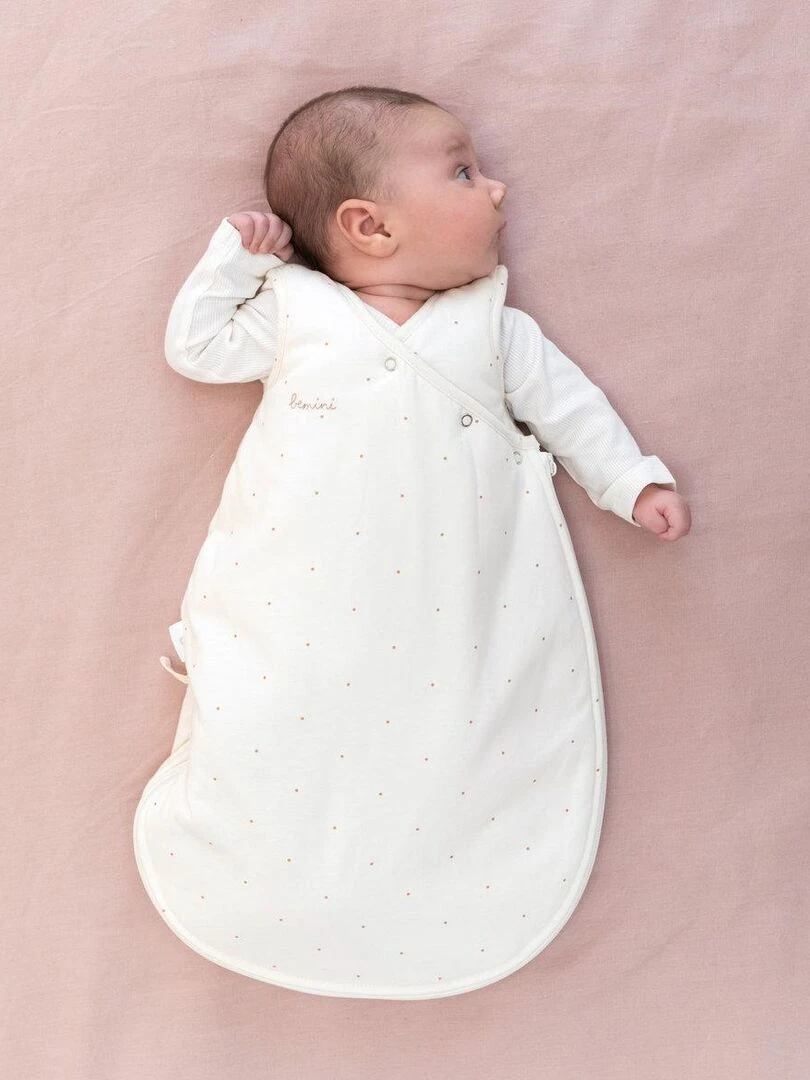 Bemini Gigoteuse  sans manches Pady jersey et jersey   Ecru