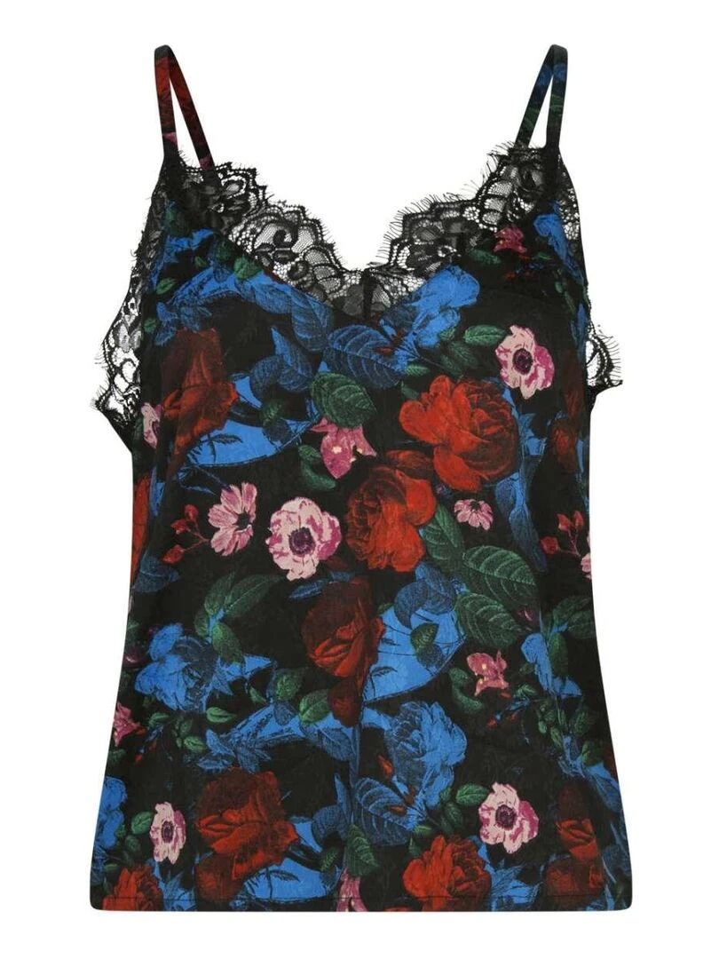KAPORAL Top fleuri col V Multicolore