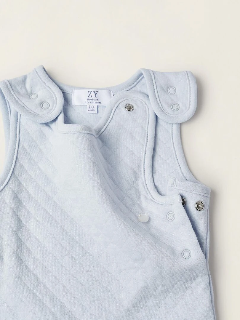 Combinaison + Bodies pour Nouveau Né 'Ballons'  EARLY BLOOM   Bleu clair