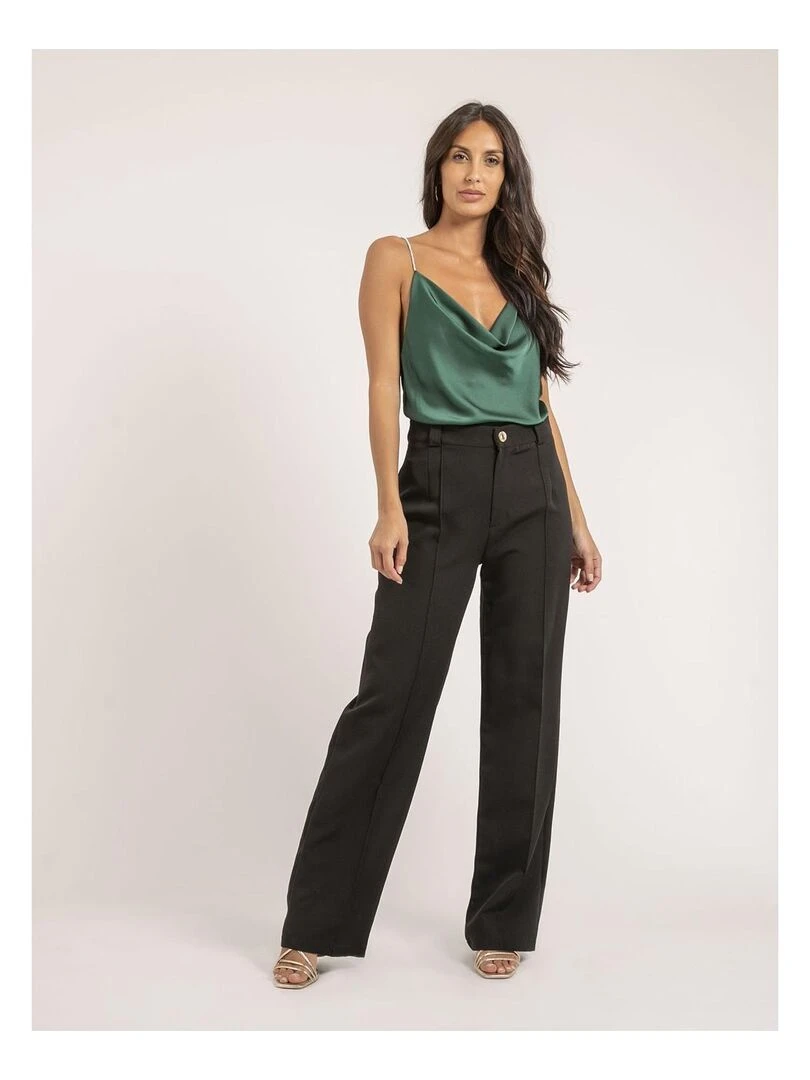 Pantalon coupe droite ELSY   Noir