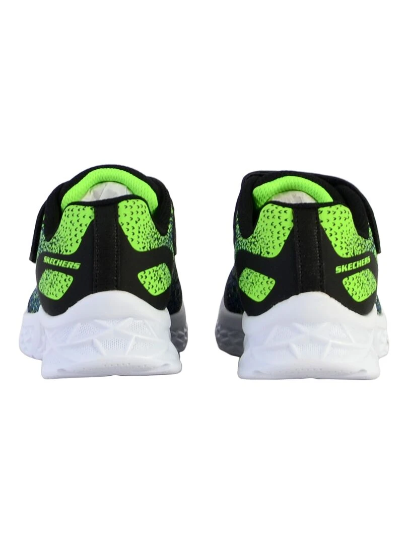 Basket à Scratch Enfant Skechers Microspic   Noir