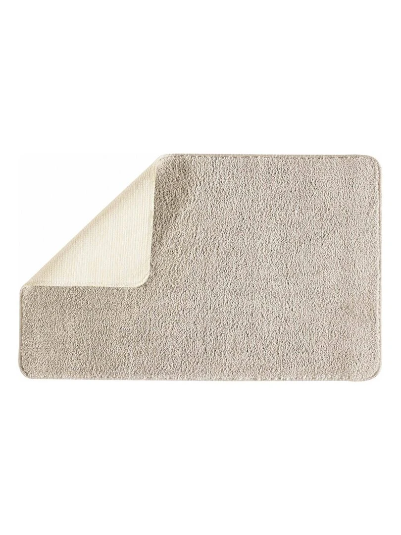 Guy Levasseur Lot de 2 tapis de bain polyester 50x80cm + 50x40cm ecru Beige