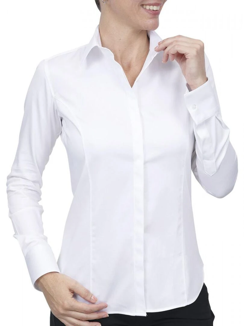 Chemise mousquetaire MARGARET Blanc