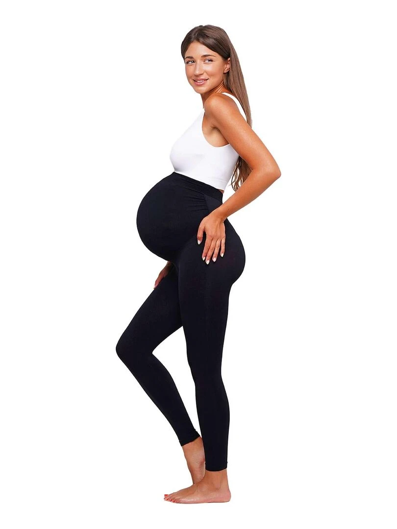 Giulia meegroeiende zwangerschapslegging  kleur zwart  maat L/XL   Noir
