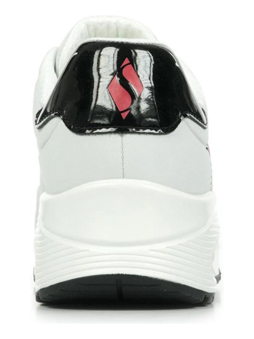 Baskets Skechers Uno Rolling Stones Single   Blanc