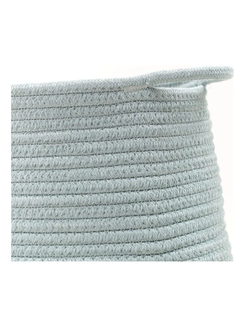 Panier long tressé 'LA FACTORY' 'TODAY' Bleu céladon