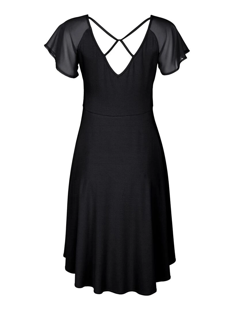 Robe estivale manches courtes Isola Rossa   Noir
