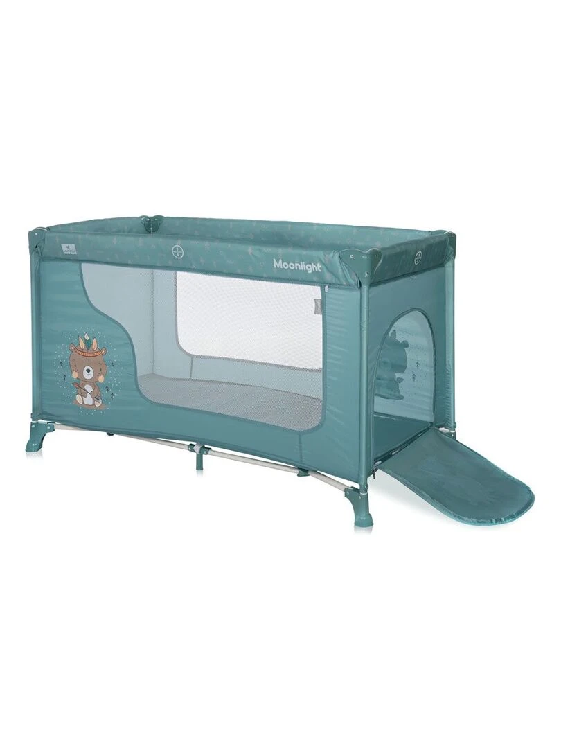 Lit parapluie bébé / Lit pliant berceau à 1 niveaux lit de voyage Lit d'appoint  MOONLIGHT   Vert