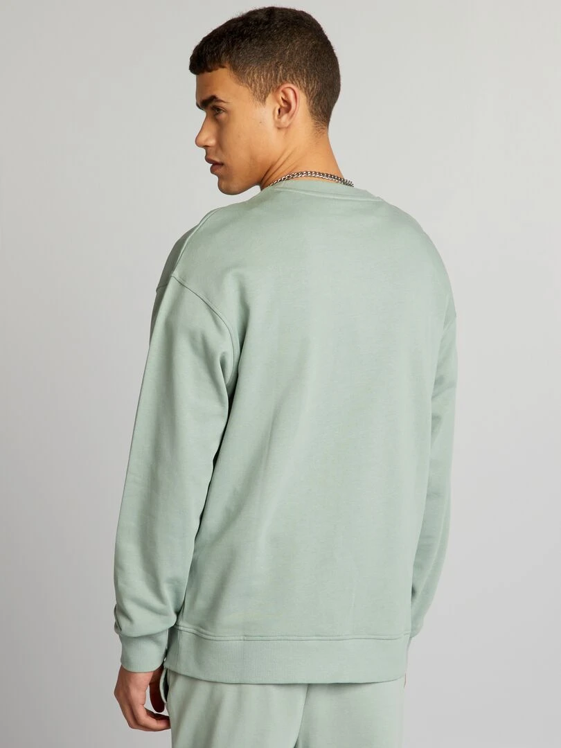 Sweat en molleton   Vert