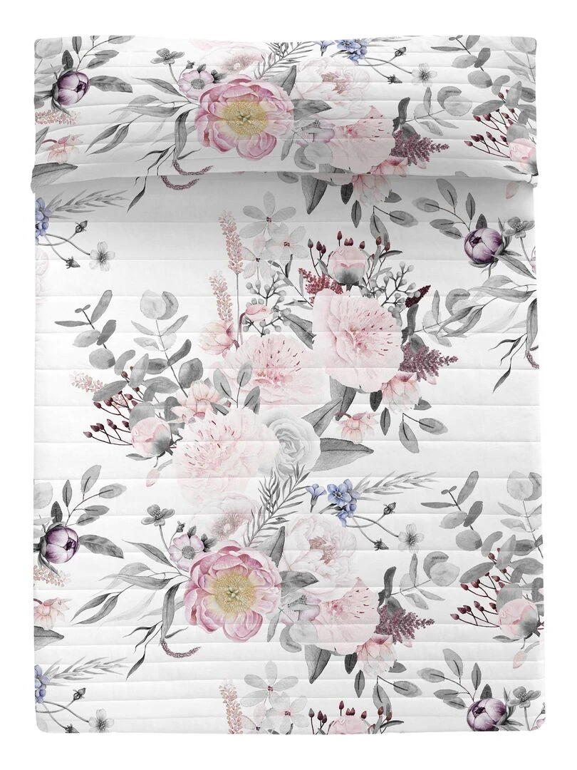 Couvre lit Delicate bouquet "Happyfriday" Multicolore