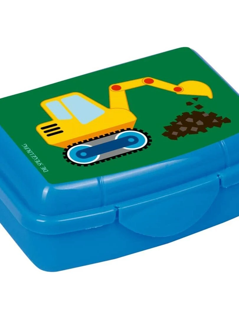 Mini Boîte à déjeuner motif Pelleteuse Bleu N/A