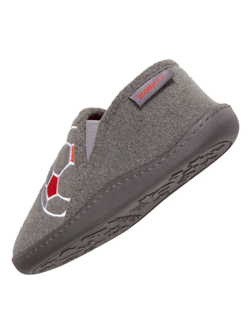 Chaussons mocassins Enfant Foot   Gris chiné