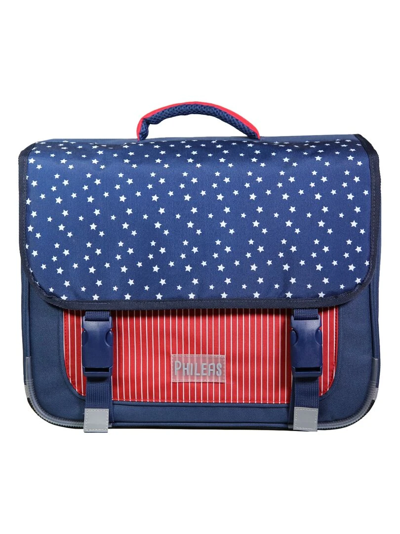 BAGTROTTER Cartable 38 cm Phileas Bleu USA Bleu