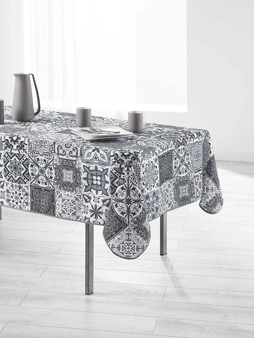 Nappe rectangulaire Persane Gris