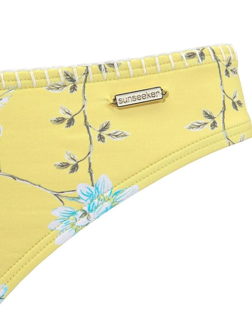 Bas maillot slip de bain Ditsy   Jaune