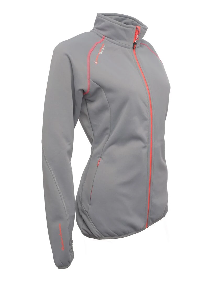 Blouson polarshell femme AMANO   Gris