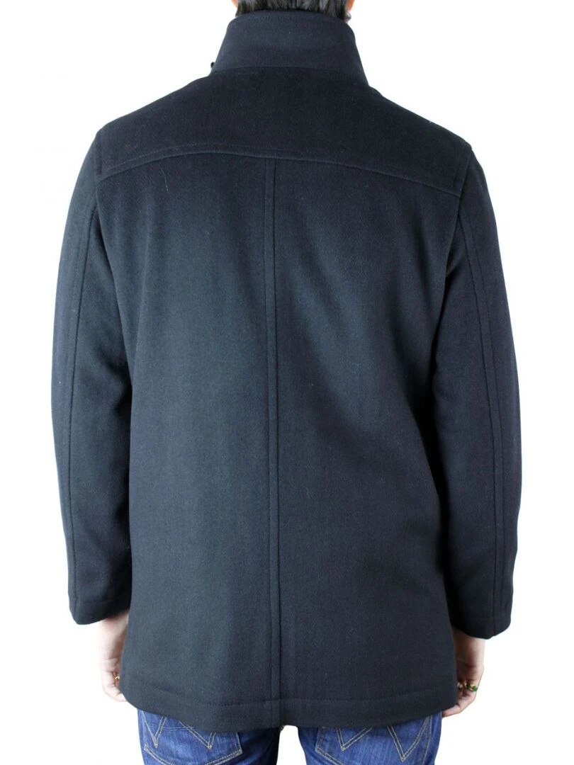 Manteau en laine Kebello Noir Noir