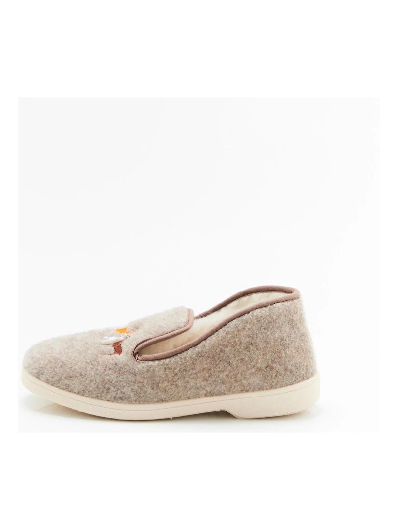 Charentaises Thermolactyl Damart Taupe