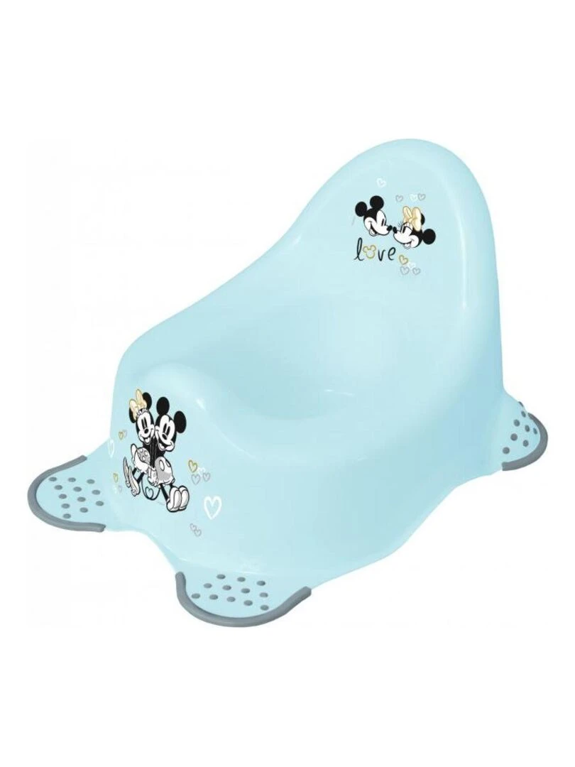 POT BÉBÉ À PIEDS ANTIDÉRAPANT DISNEY "MICKEY" Bleu ciel