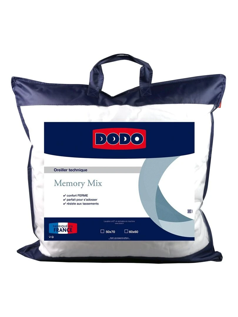 DODO   Oreiller Memory Mix   Blanc