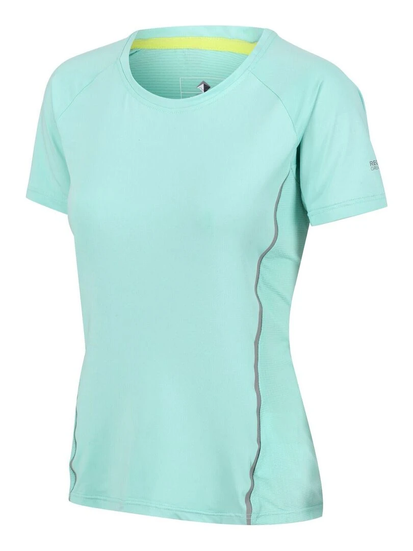 Regatta   T shirt HIGHTON PRO   Bleu turquoise