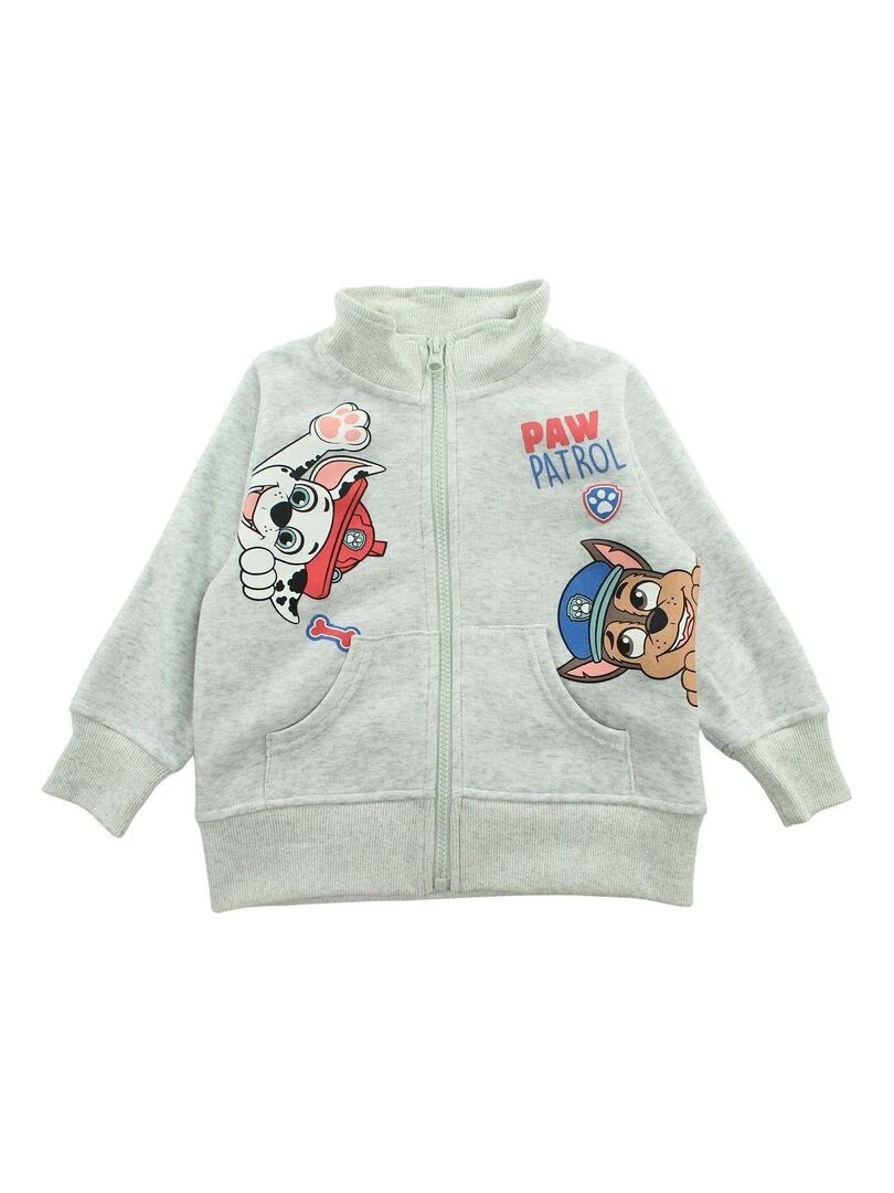 Paw Patrol Ensemble Veste pantalon garçon Imprimé La Pat' Patrouille Gris