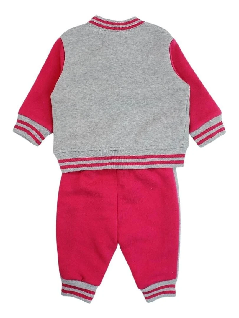 Lee Cooper Ensemble Veste sweat pantalon bébé fille Imprimé Lee Cooper Gris