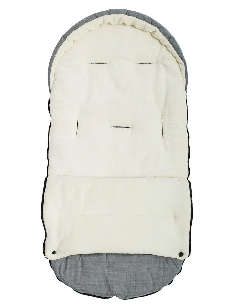 Chancelière pour poussette   Gris/blanc