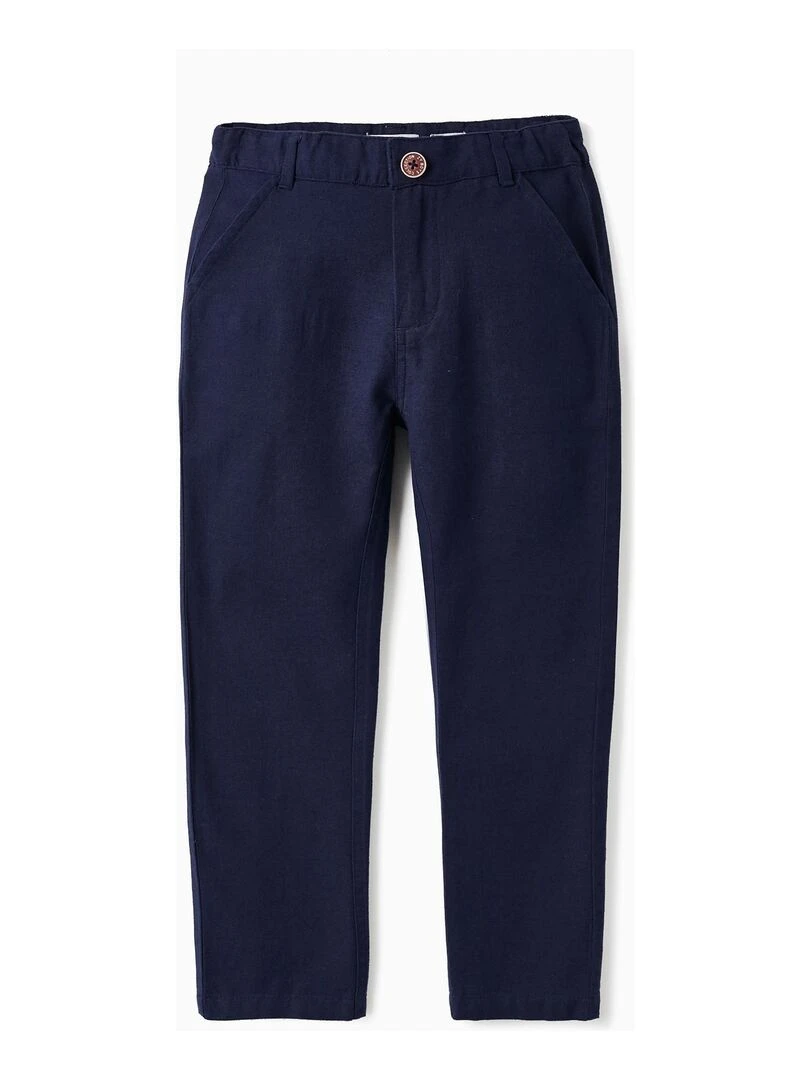 Pantalon pour Garçon 'Slim' CÉRÉMONIE Bleu foncé