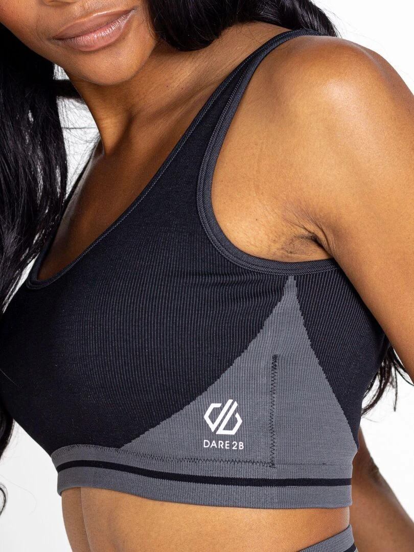 Dare 2B   Haut de maillot de bain DON'T SWEAT IT   Noir Gris Noir