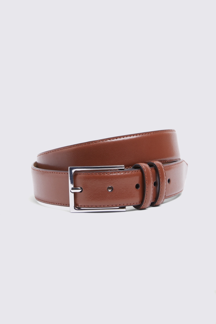 Classic Tan Leather Belt Buy Online at Moss