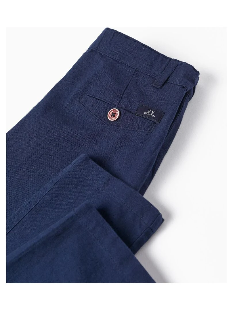 Pantalon pour Garçon 'Slim'  CÉRÉMONIE   Bleu foncé