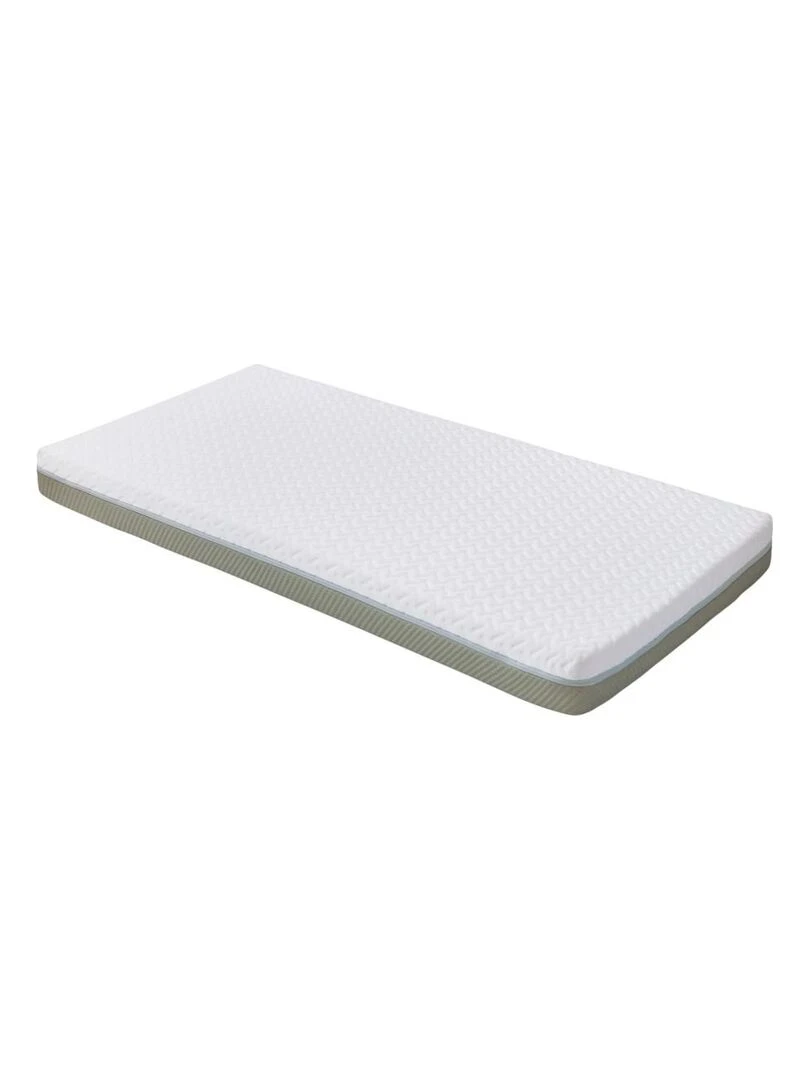 Candide   Matelas bébé 70x140cm Aloé Vera déhoussable 360°   Blanc