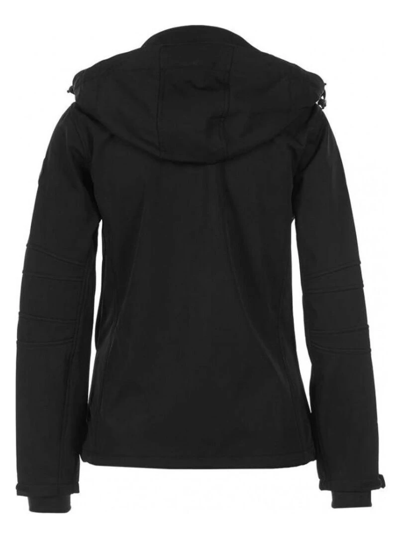 Blouson softshell femme AMALEAK PEAK MOUNTAIN Noir Vert