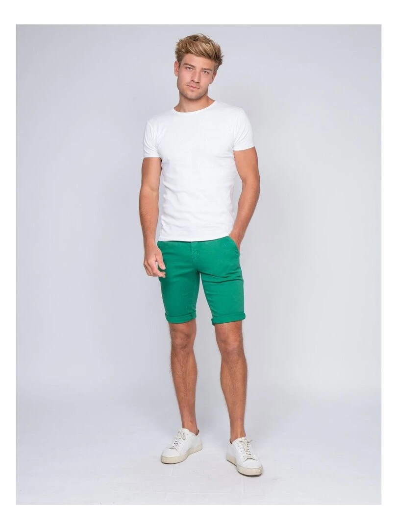 Bermuda chino BODELTA   Vert foncé