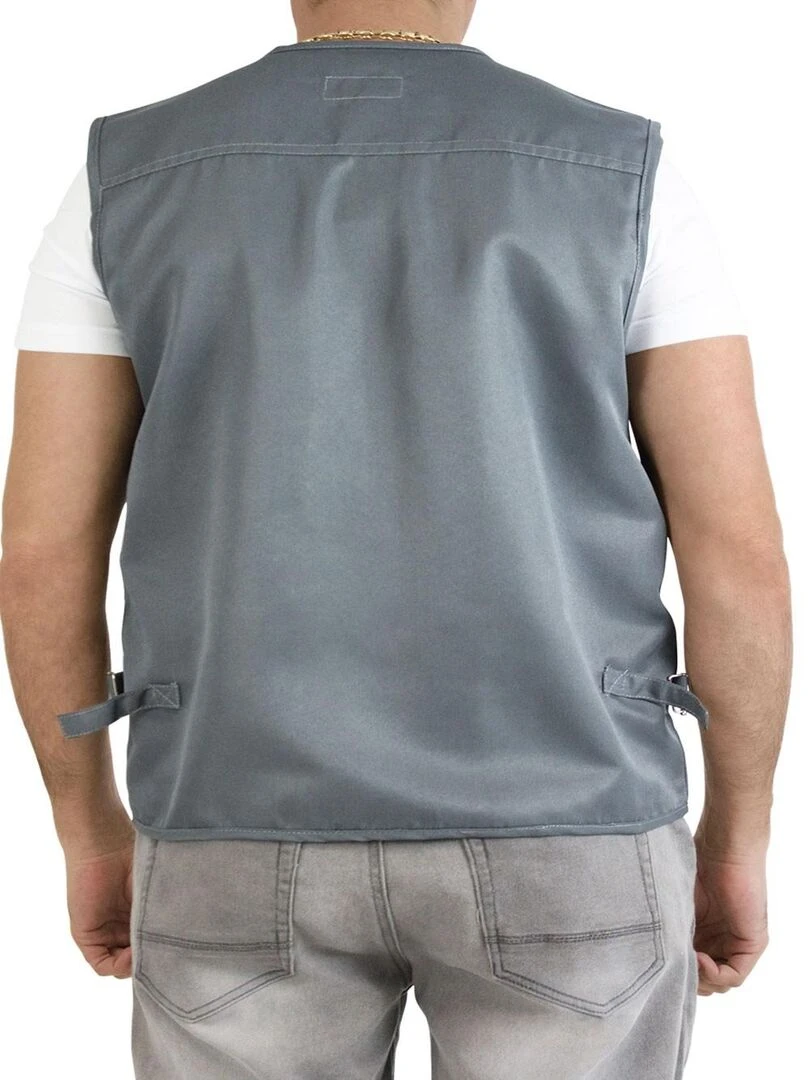 Gilet de pêche Kebello   Gris