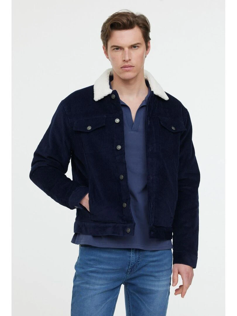 Lee Cooper Veste manches longues coton slim FRAMY Bleu marine