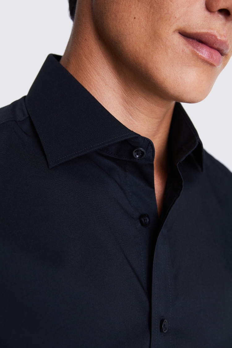 Tailored Fit Sky Twill Non-Iron Shirt   Buy Online at Moss