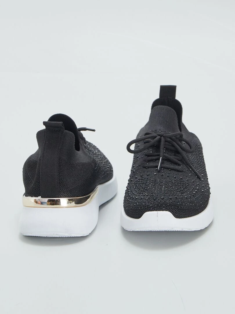 Baskets en mesh   Noir