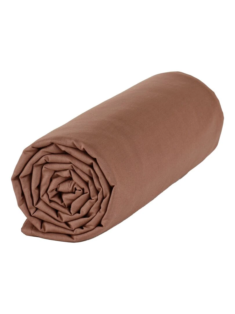 Drap dousse lit bébé 60x120 cm 100% coton Bio 'P'tit Basile' Mauve