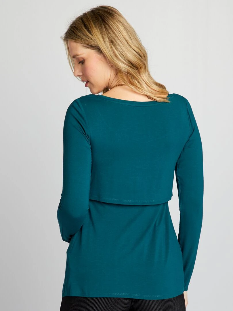 T shirt de grossesse et d'allaitement   Vert
