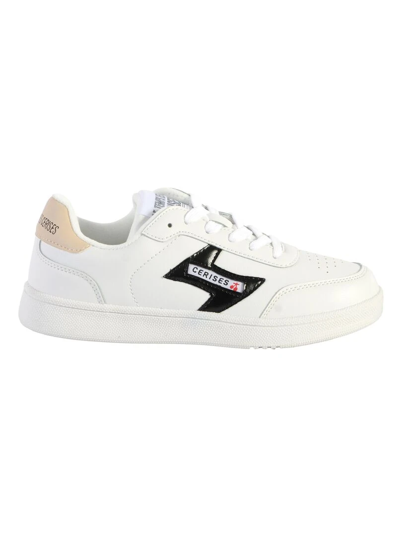 Basket Le Temps Des Cerises Flash Blanc